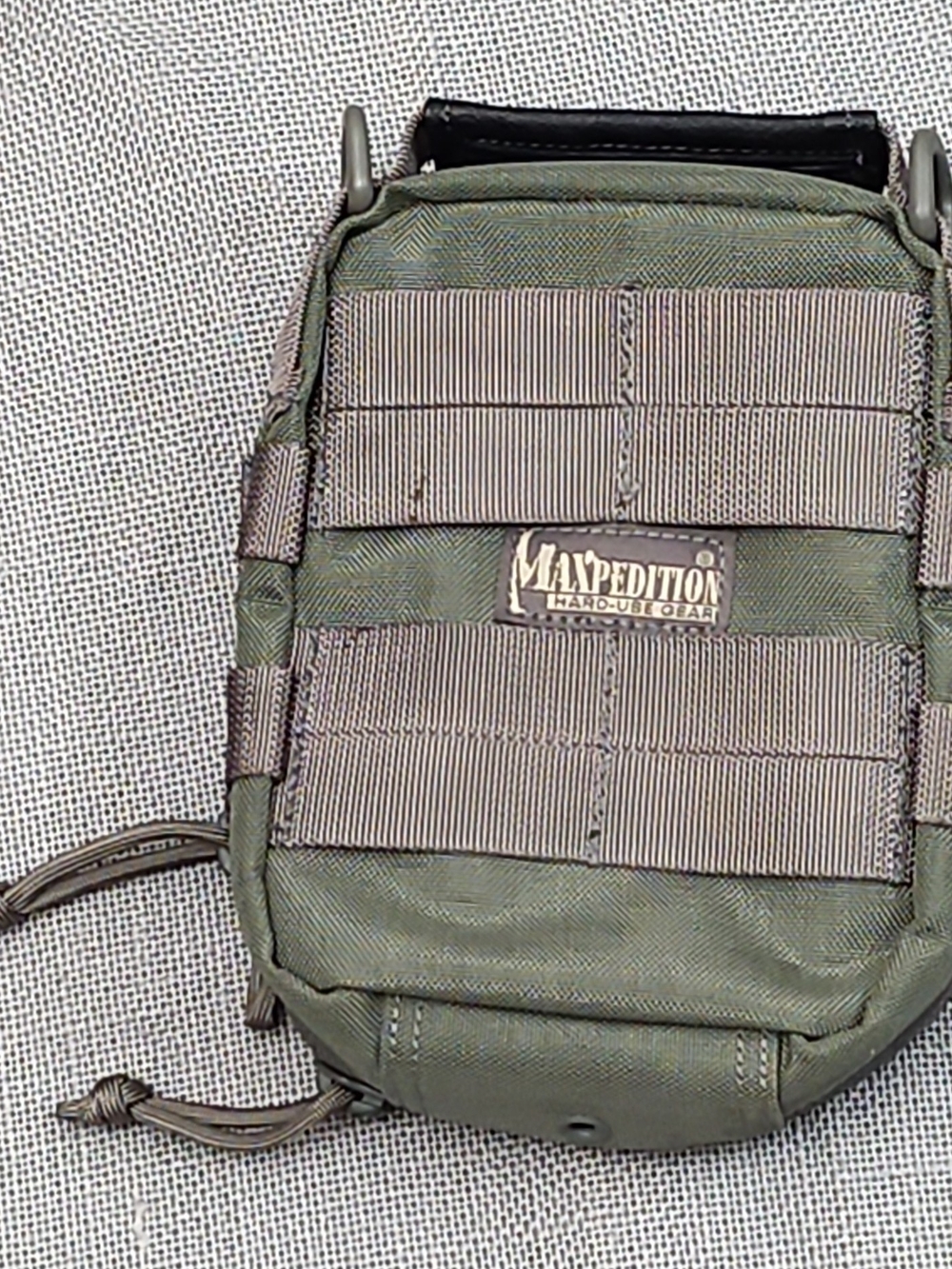 Max Edition Olive Green Tactical Utility Pouch - Men's Bag